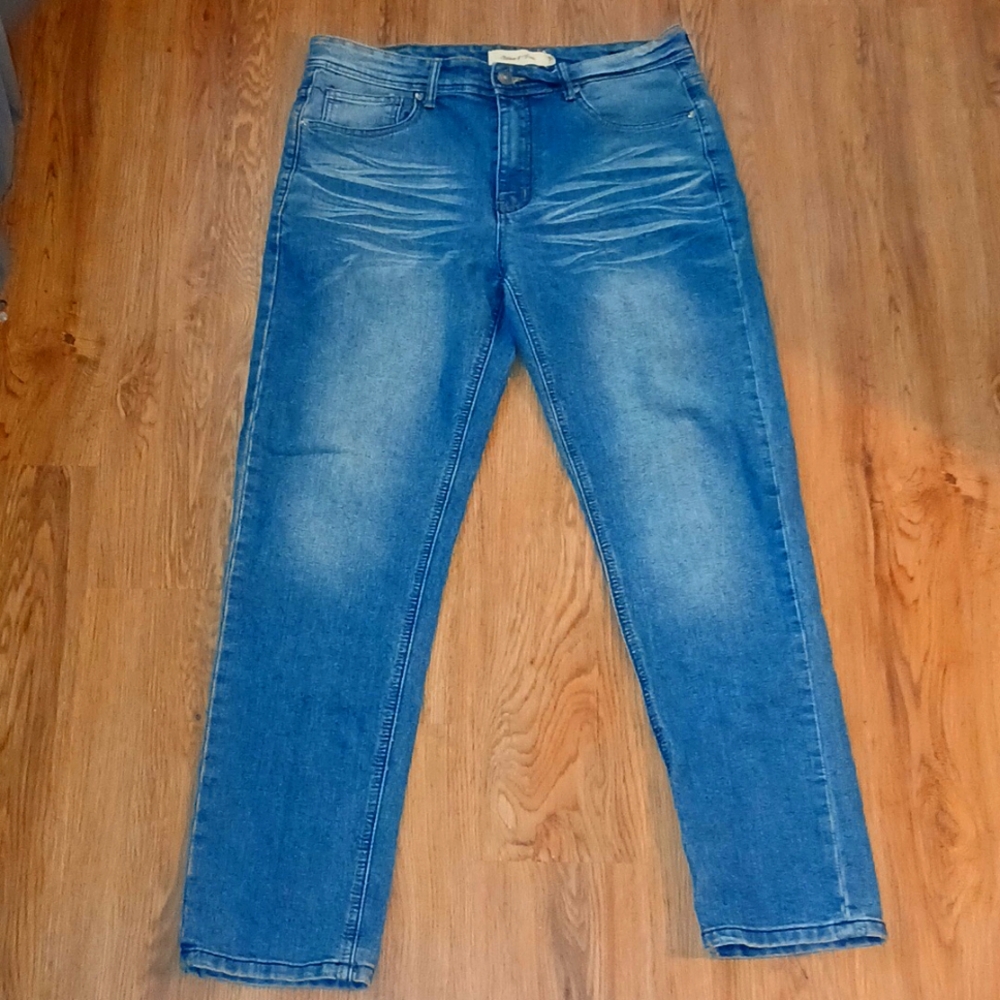 Stitches & Rivets Men's Bootcut Jeans - Blue